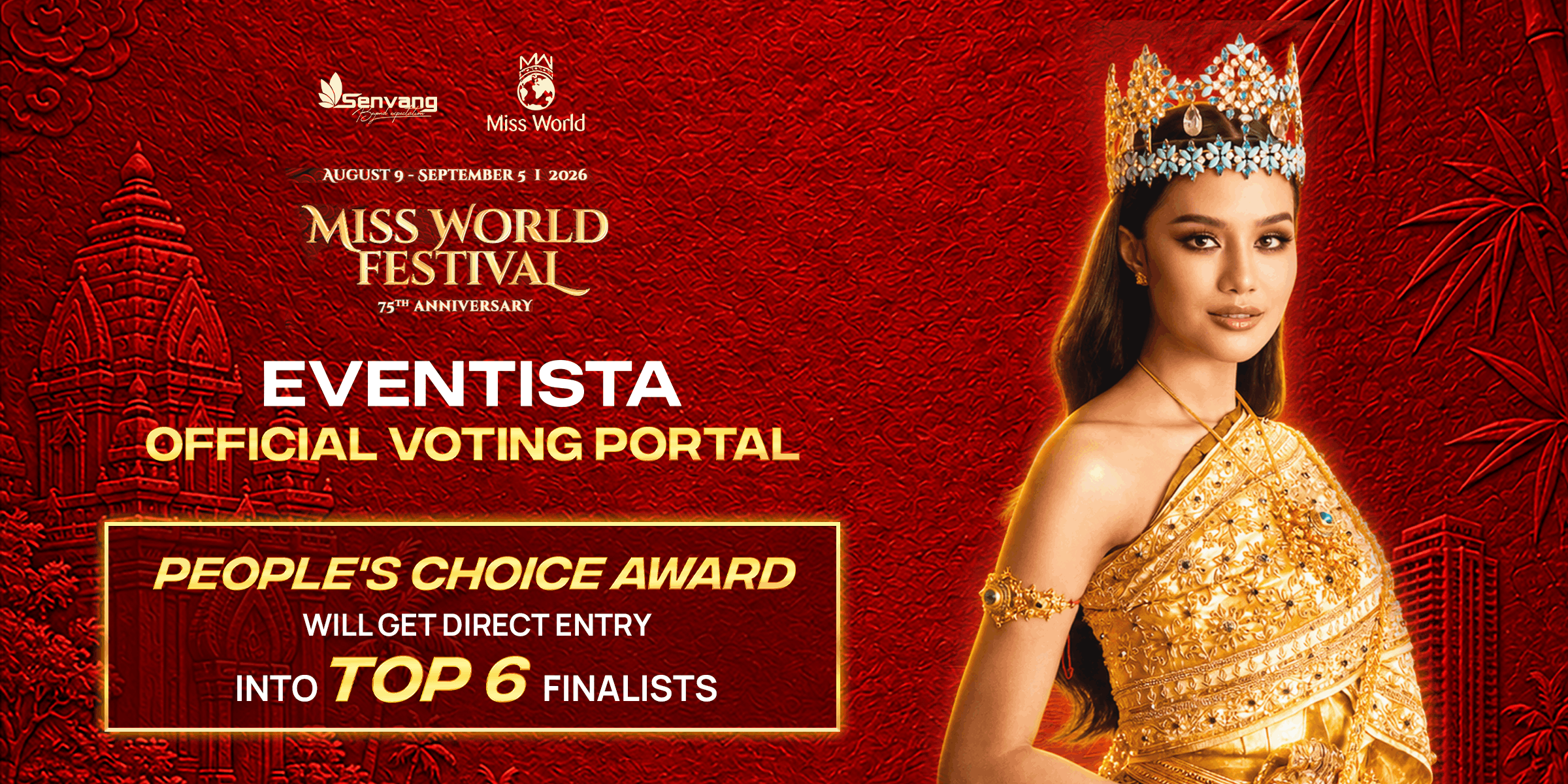 Miss World 2026 voting solution by Eventista